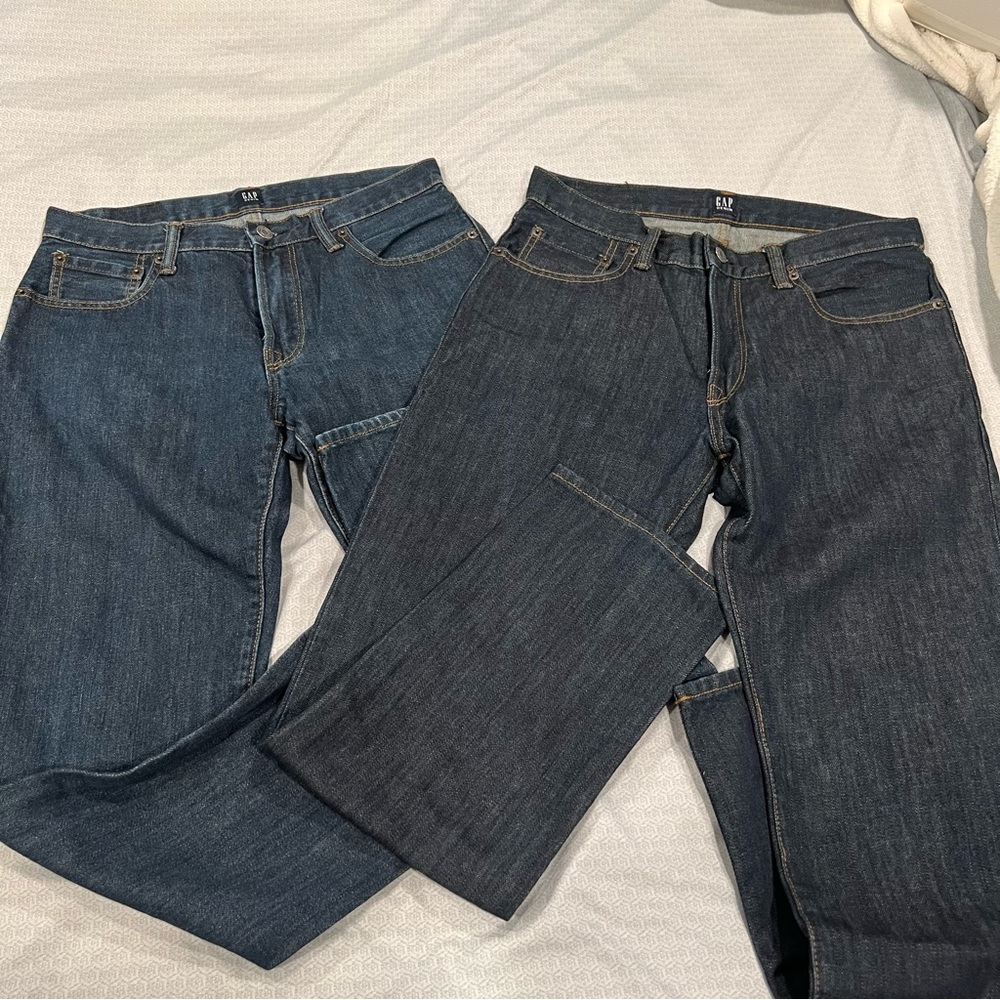 Two Gap Mens Jeans Size 30x30